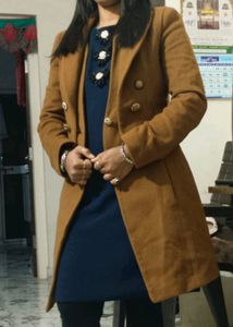 Women Brown Overcoat 50%