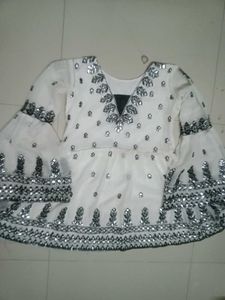 White Embellished Top