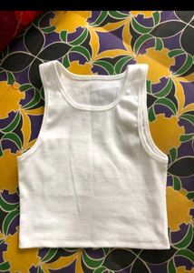 Girls White Innerwear/Croptop