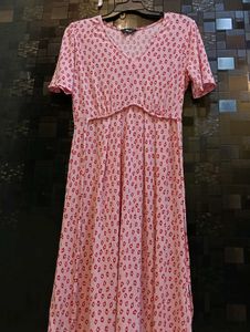 MAX Floral Printed A-line Dress