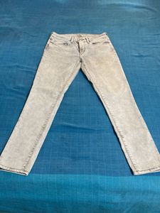 Streachble Ice Grey Colour Jeans