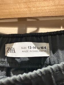 Zara Boys Grey Cargo Pants