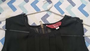 Black Peplum Top