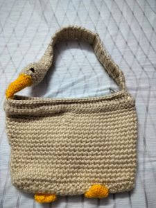 Pintresty Crochet Duck Bag 🛍️