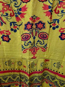 Unique Square Cut Floral Print Dress