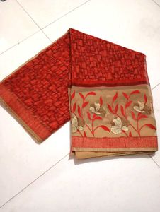 Elegant Floral Saree