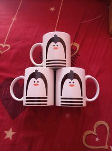 Cute Penguin Coffee Mug Pack Of ( 3 )