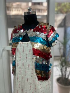 A Party Wear Open Jacket.