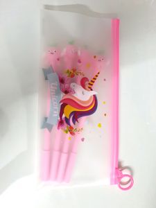 Set Of 4 Gel Pens With Pouch