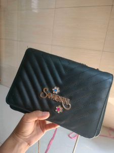 Black Envelope Bag For Womens
