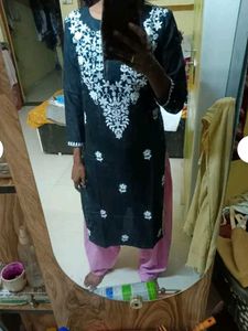 CHIKANKARI KURTA FOR WOMEN