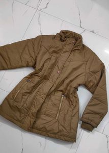Stylish Brown Padded Jacket
