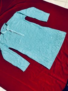 Boy Embroidered  Regular Fit Kurta