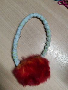 Cute Furry Butterfly Pouch