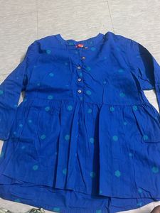 Nice office wear blue top