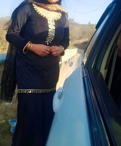 Elegant Black shrara Suit