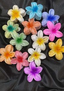 Flower Hair Claw Clips - Assorted Colors