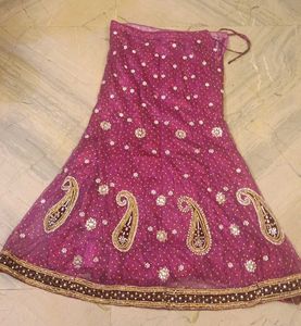 Lehenga Choli With Out Dupatta Fabric Net