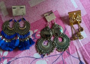 Chand Baliyan Mirror Ear Rings