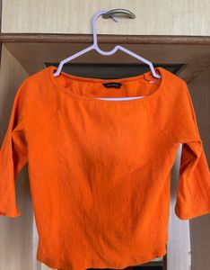 Orange Casual top
