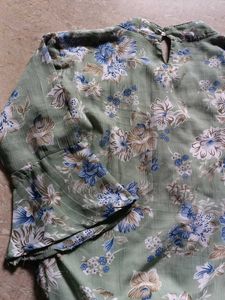 Vintage Floral Blouse