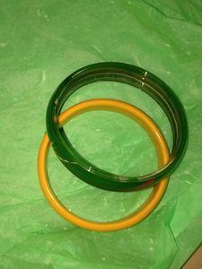 Yellow Green Kada Good Condition Bangles