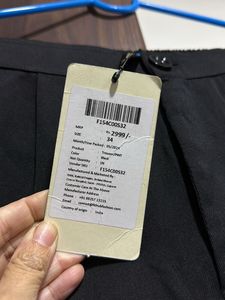 High Rice Plated Black Trouser By FITHUB