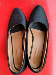 Black Ballerina Heels