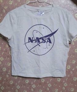 NASA Graphic Crop Top