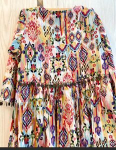 Ikat Print Kurta