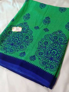 Floral Print Saree 😍