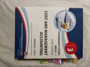 Cost and Management Accounting Book