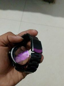 Stylish Black Wrist Watch