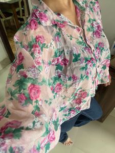 🩷Floral Sheer Top 🩷