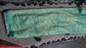 Teal Shimmer Fabric - DIY Fashion