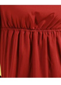Red Off Shoulder Dress