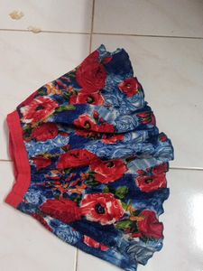 Floral Mini Skirt