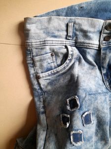 Stylish Denim Jeans Slim Skinny