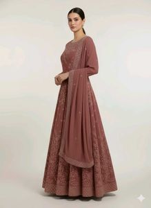 Elegant Ethnic Gown( You should put zib in the bac