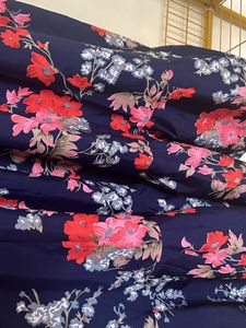 Floral Navy Blue Dress