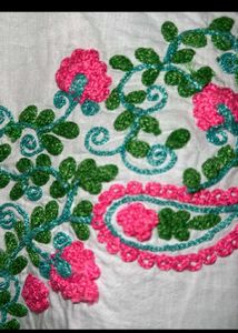 Pure Cotton Embroidered Kurti