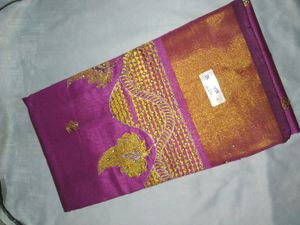 Cotton Silk Saree Brand New Not Even Used Once With Price Tag .