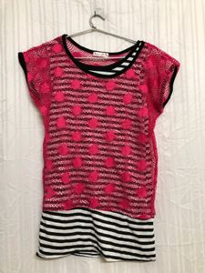 Rose Pink Short Sleeve Top