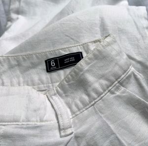 GAP Wide Leg Pants (White)
