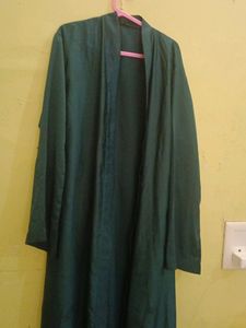 Teal Abaya Front Open