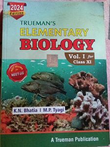 Trueman's Elementary Biology Vol. I Class XI