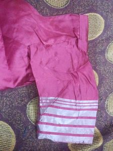 Elegant Pink Banarasi Saree