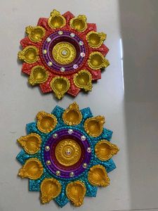 Diya set for Diwali