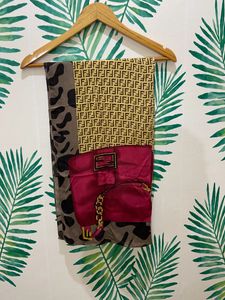 FENDI 100% Silk Stoles