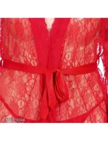 Red Lace Nightsuit